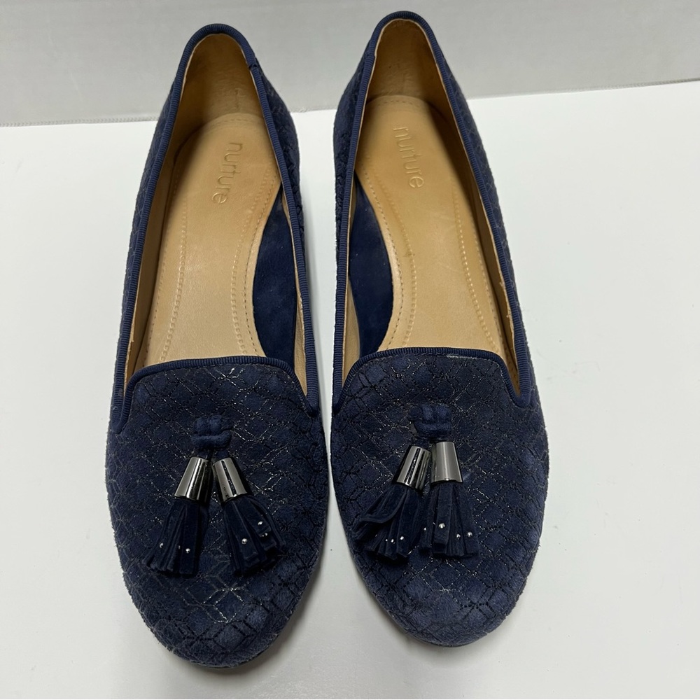 Nurture Eliot vessel blue flats size 6.5m
